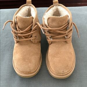 UGG Tan Kids Boots with Cozy Lining